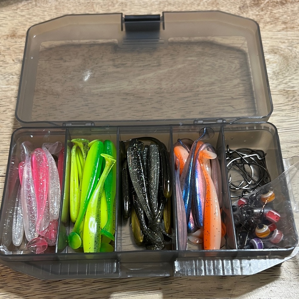 76pc Fishing Lure Set with Tackle Box